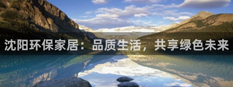 杏耀平台注册入口：沈阳环保家居：品质生活，共享绿色未来