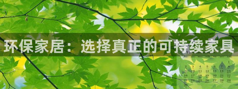 杏耀代理主管qq：环保家居：选择真正的可持续家具