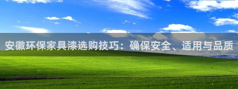 杏耀平台开户：安徽环保家具漆选购技巧：确保安全、适用与品质