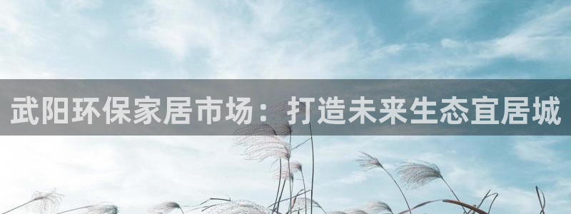 杏耀app怎样申请退款：武阳环保家居市场：打造未来生态宜居城